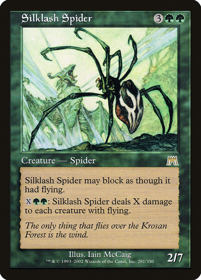 Silklash Spider [Onslaught] | North Valley Games