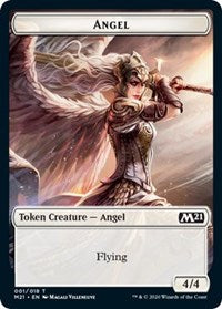 Angel // Cat (011) Double-Sided Token [Core Set 2021 Tokens] | North Valley Games