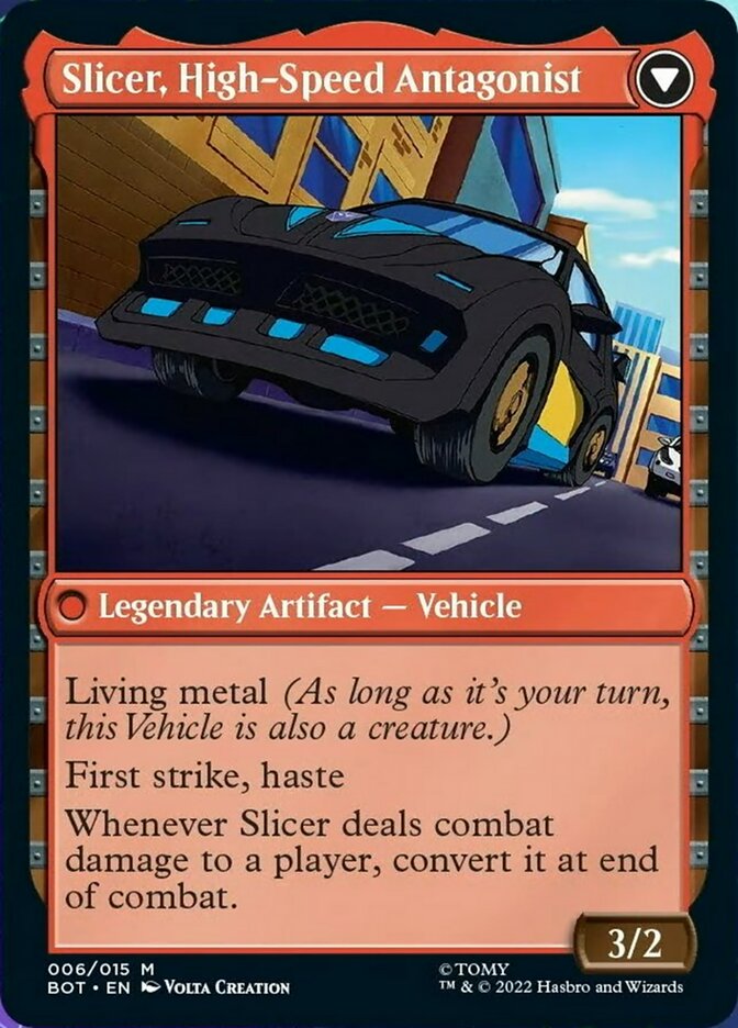 Slicer, Hired Muscle // Slicer, High-Speed Antagonist [Transformers] | North Valley Games