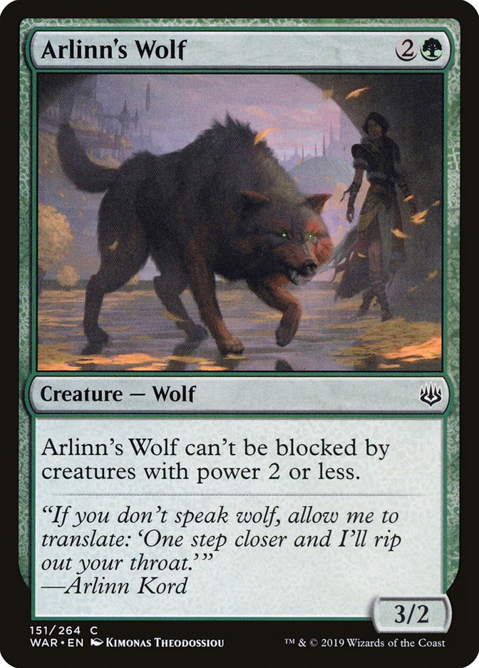 Arlinn's Wolf [War of the Spark] | North Valley Games