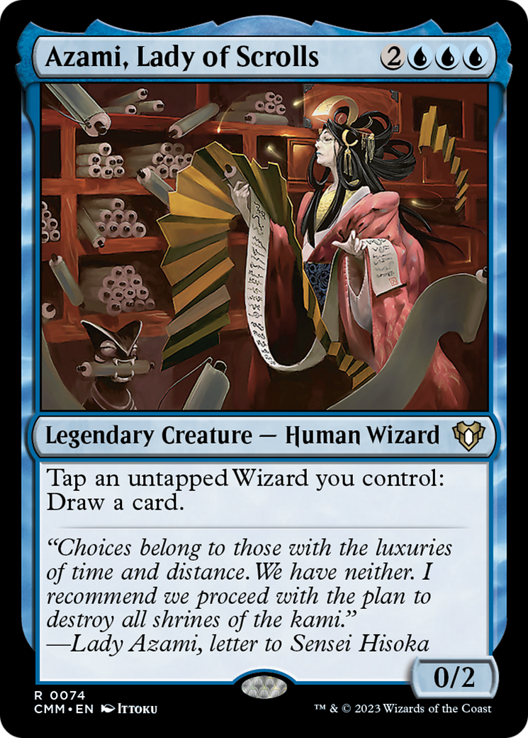 Azami, Lady of Scrolls [Commander Masters] | North Valley Games
