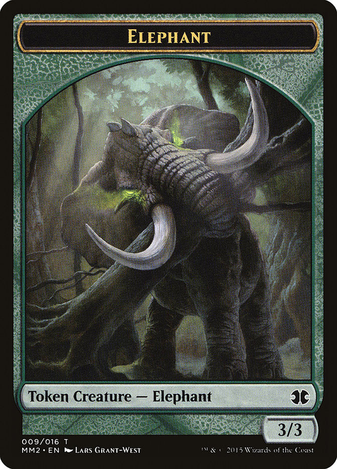 Elephant Token [Modern Masters 2015 Tokens] | North Valley Games