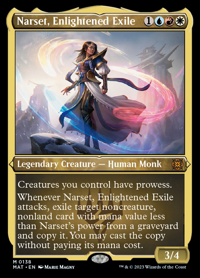 Narset, Enlightened Exile (Foil Etched) [March of the Machine: The Aftermath] | North Valley Games