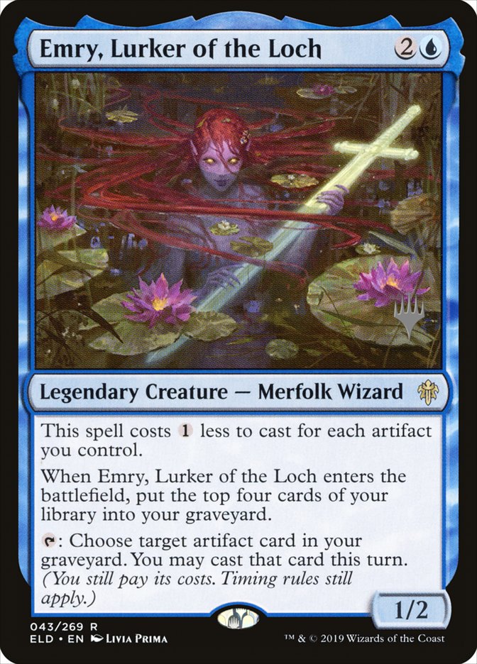 Emry, Lurker of the Loch (Promo Pack) [Throne of Eldraine Promos] | North Valley Games
