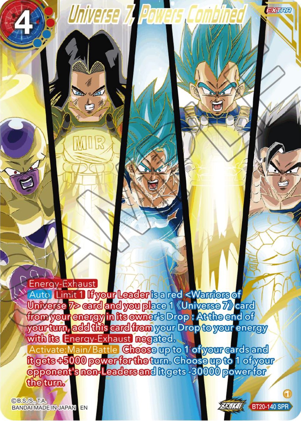 Universe 7, Powers Combined (SPR) (BT20-140) [Power Absorbed] | North Valley Games