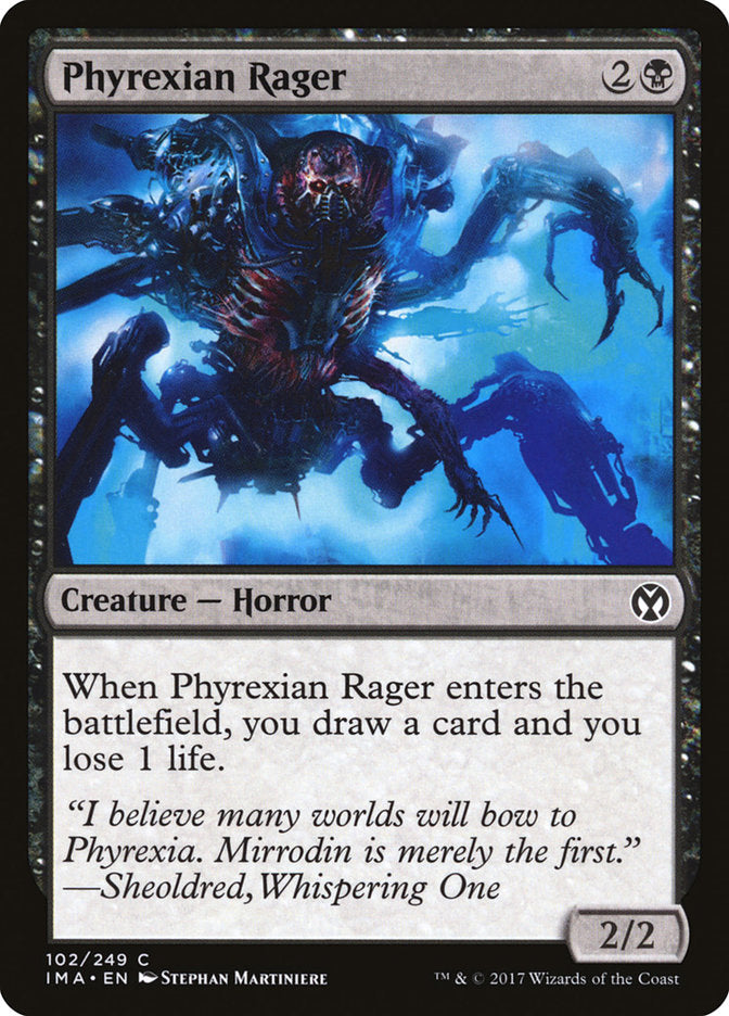 Phyrexian Rager [Iconic Masters] | North Valley Games