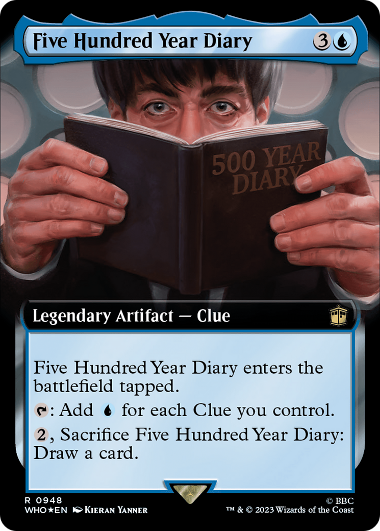 Five Hundred Year Diary (Extended Art) (Surge Foil) [Doctor Who] | North Valley Games