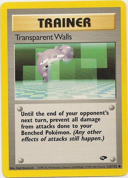 Transparent Walls (125/132) [Gym Challenge Unlimited] | North Valley Games