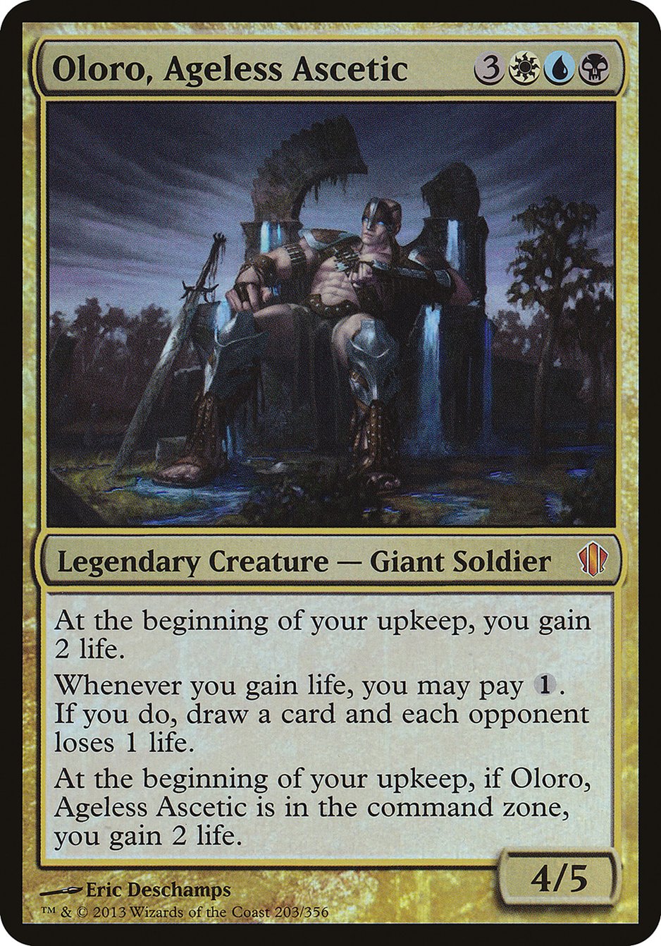 Oloro, Ageless Ascetic (Oversized) [Commander 2013 Oversized] | North Valley Games