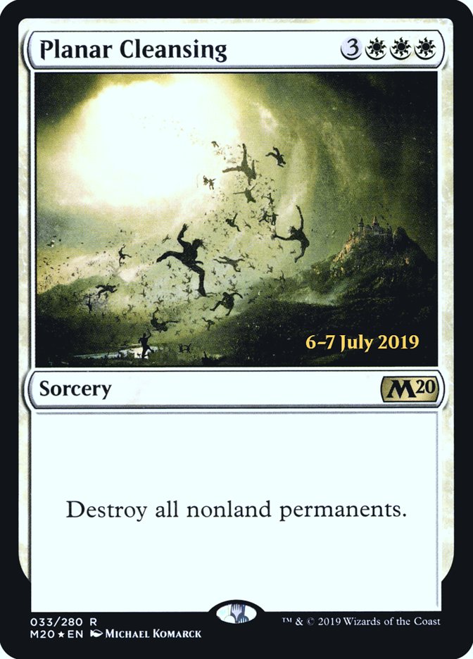 Planar Cleansing [Core Set 2020 Prerelease Promos] | North Valley Games