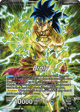 Broly // Broly, Legend's Dawning (Gold Stamped) (P-068) [Mythic Booster] | North Valley Games