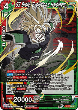 SS Broly, Evolution's Harbinger (P-336) [Tournament Promotion Cards] | North Valley Games