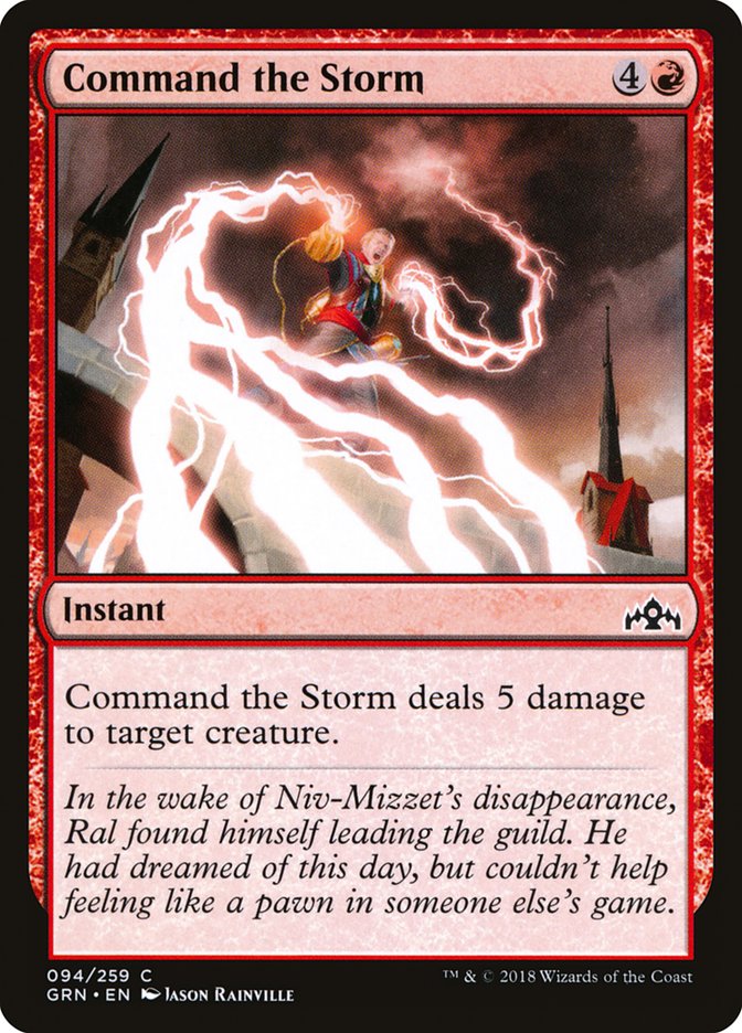 Command the Storm [Guilds of Ravnica] | North Valley Games