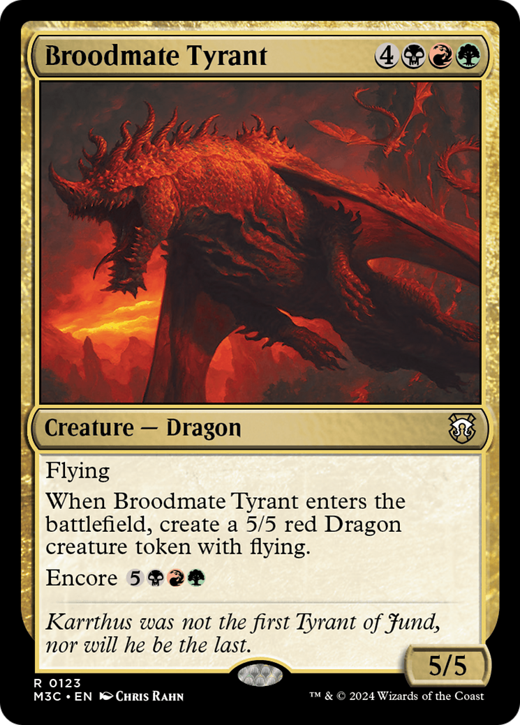 Broodmate Tyrant [Modern Horizons 3 Commander] | North Valley Games