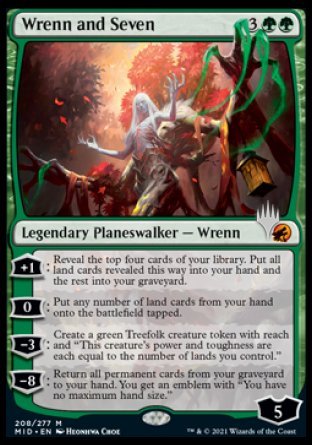 Wrenn and Seven (Promo Pack) [Innistrad: Midnight Hunt Promos] | North Valley Games