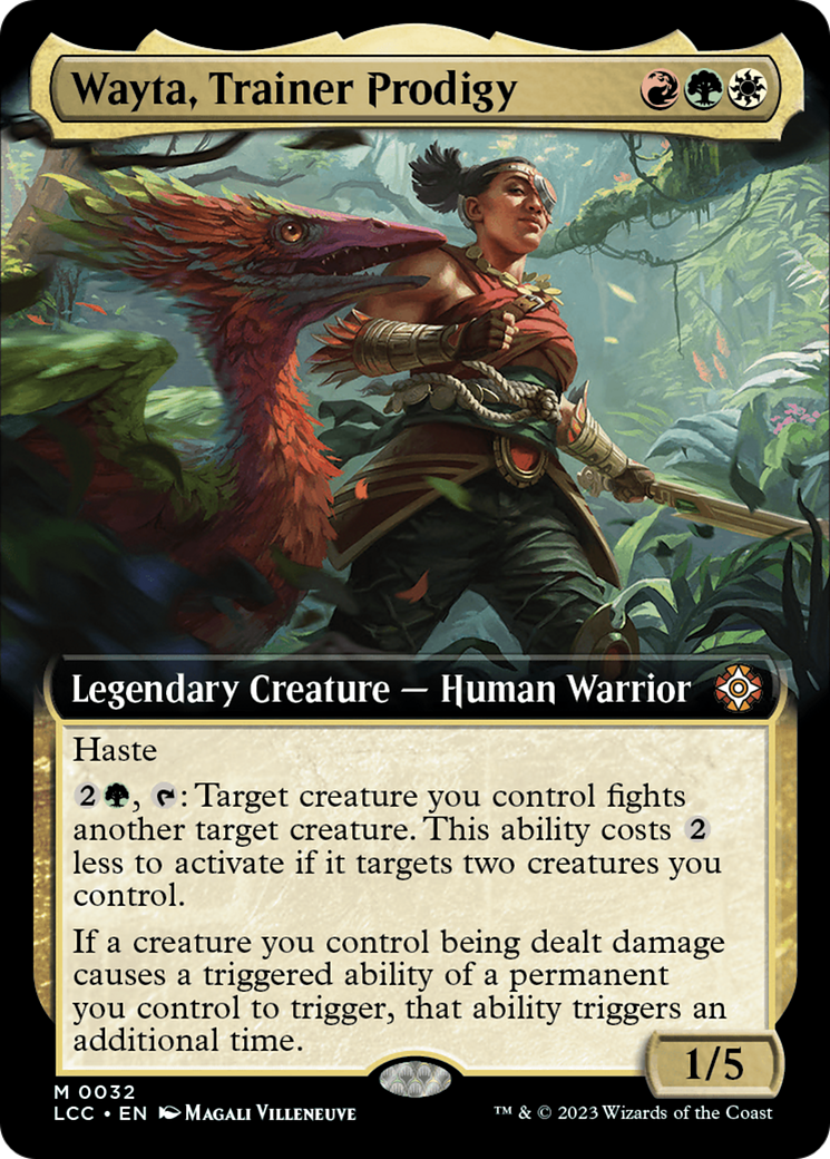 Wayta, Trainer Prodigy (Extended Art) [The Lost Caverns of Ixalan Commander] | North Valley Games