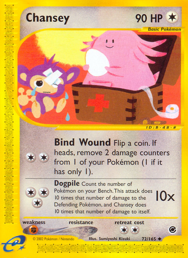 Chansey (72/165) [Expedition: Base Set] | North Valley Games