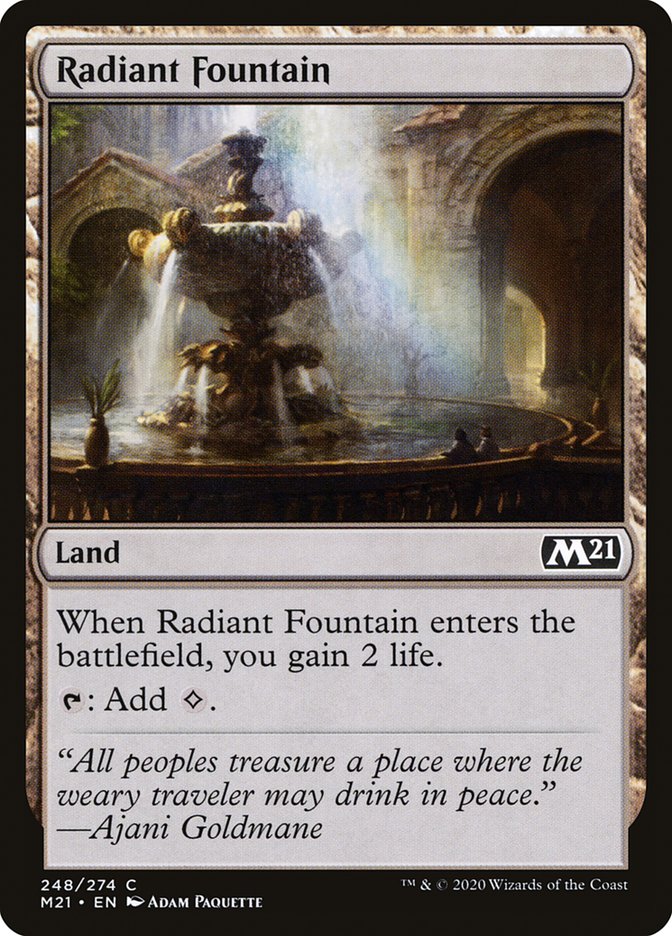 Radiant Fountain [Core Set 2021] | North Valley Games