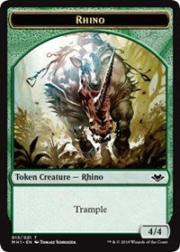 Rhino (013) // Spirit (016) Double-Sided Token [Modern Horizons Tokens] | North Valley Games