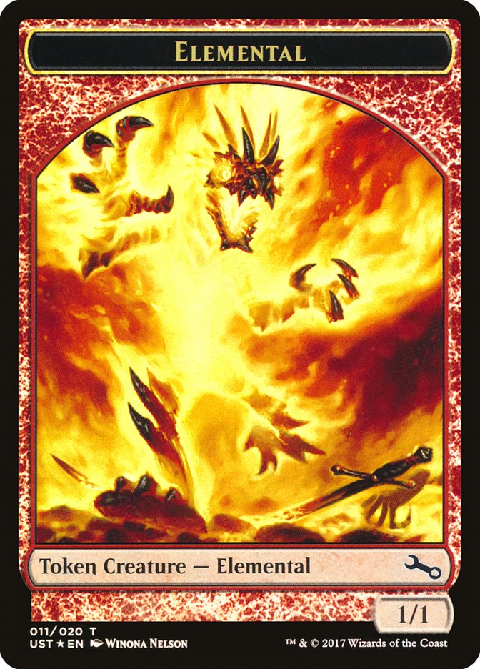 Elemental // Elemental Double-Sided Token (011/020) [Unstable Tokens] | North Valley Games