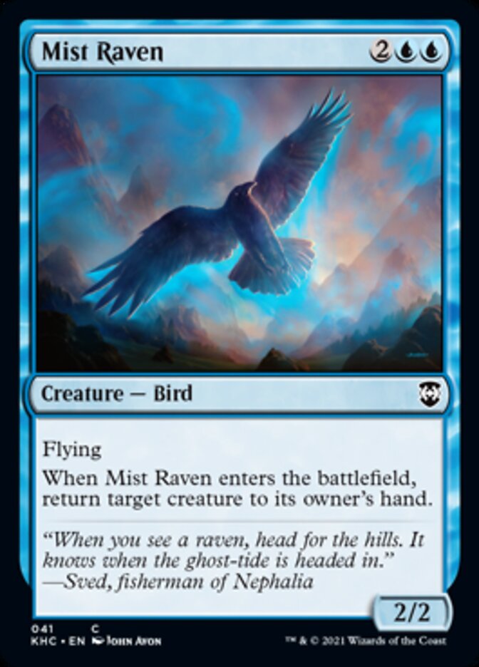 Mist Raven [Kaldheim Commander] | North Valley Games