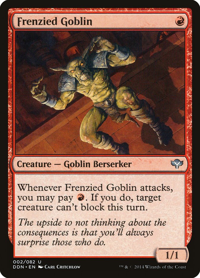 Frenzied Goblin [Duel Decks: Speed vs. Cunning] | North Valley Games