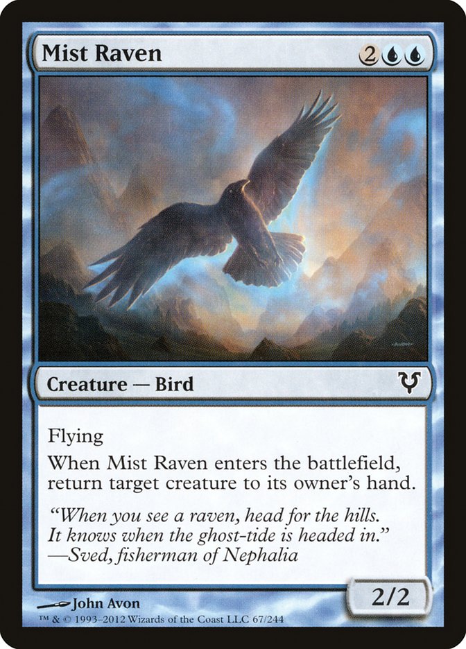 Mist Raven [Avacyn Restored] | North Valley Games