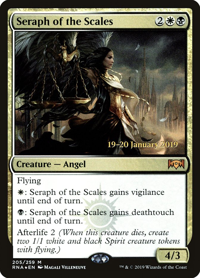 Seraph of the Scales [Ravnica Allegiance Prerelease Promos] | North Valley Games