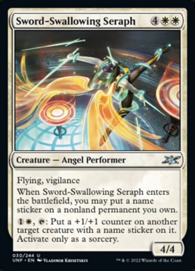 Sword-Swallowing Seraph [Unfinity] | North Valley Games
