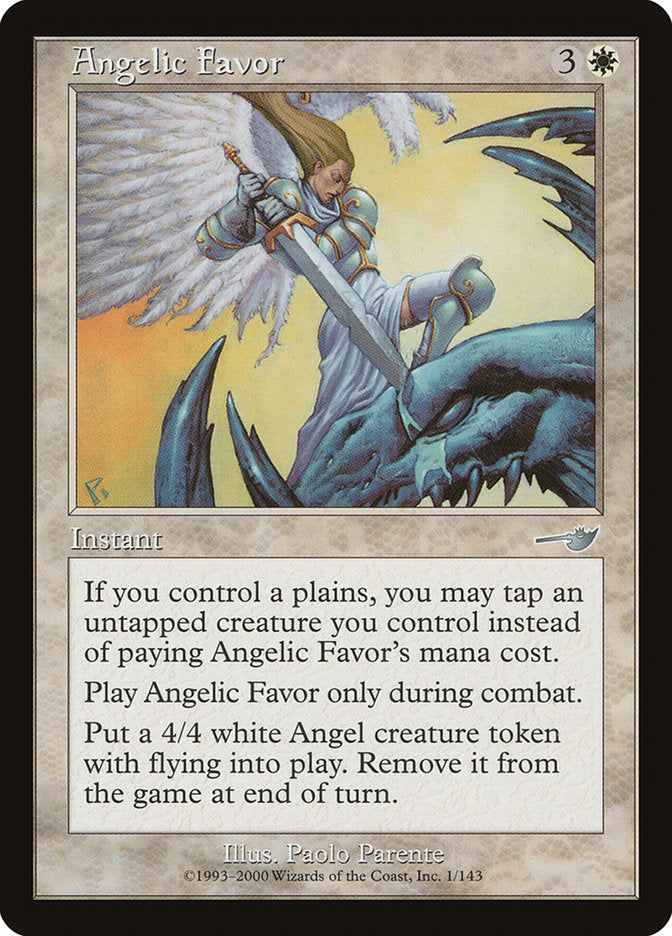 Angelic Favor [Nemesis] | North Valley Games