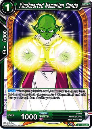 Kindhearted Namekian Dende (BT4-055) [Colossal Warfare] | North Valley Games