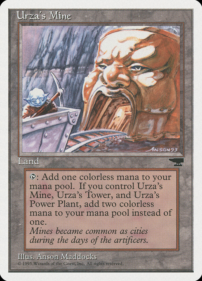 Urza's Mine (Mine Cart Entering Mouth) [Chronicles] | North Valley Games