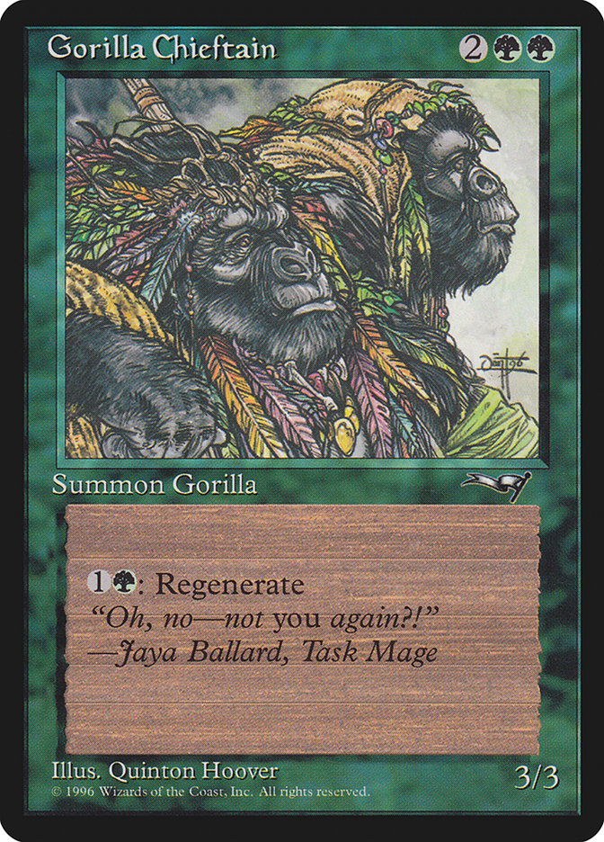 Gorilla Chieftain (Two Gorilla Art) [Alliances] | North Valley Games