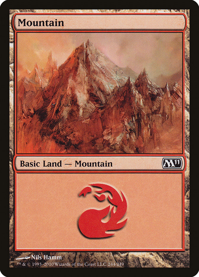 Mountain (244) [Magic 2011] | North Valley Games