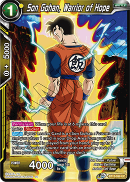 Son Gohan, Warrior of Hope (Uncommon) (BT13-099) [Supreme Rivalry] | North Valley Games