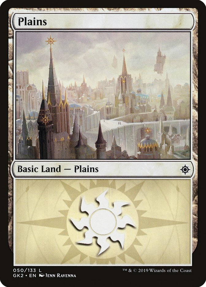 Plains (50) [Ravnica Allegiance Guild Kit] | North Valley Games