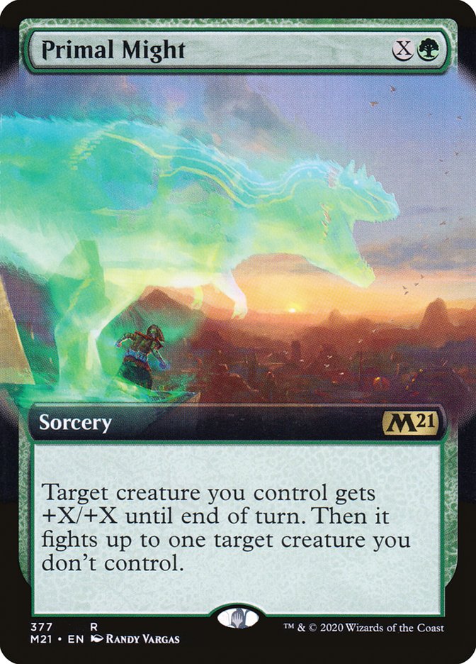 Primal Might (Extended Art) [Core Set 2021] | North Valley Games