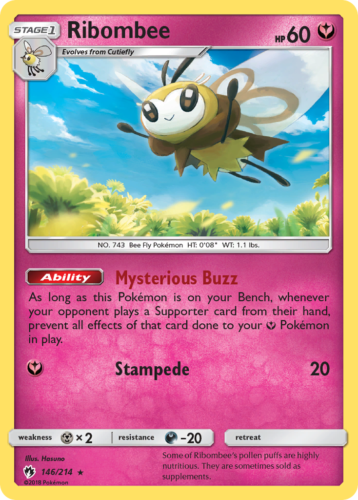Ribombee (146/214) [Sun & Moon: Lost Thunder] | North Valley Games