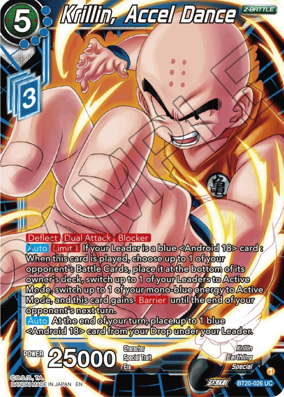 Krillin, Accel Dance (BT20-026) [Power Absorbed] | North Valley Games