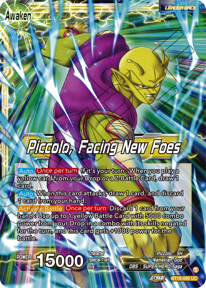 Piccolo // Piccolo, Facing New Foes (BT18-090) [Dawn of the Z-Legends] | North Valley Games