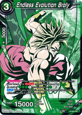 Endless Evolution Broly (Alternate Art) (P-033) [Special Anniversary Set] | North Valley Games