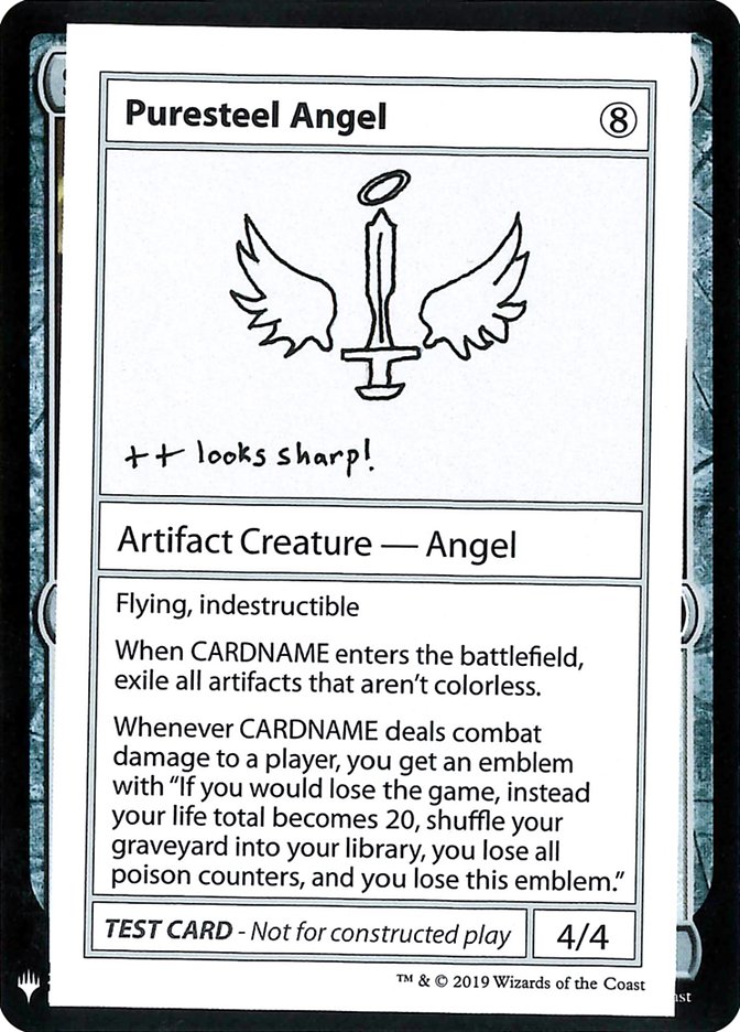 Puresteel Angel [Mystery Booster Playtest Cards] | North Valley Games