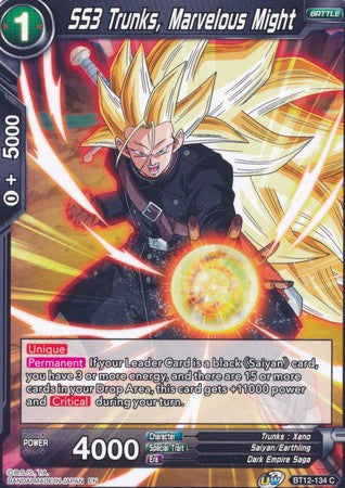 SS3 Trunks, Marvelous Might (BT12-134) [Vicious Rejuvenation] | North Valley Games