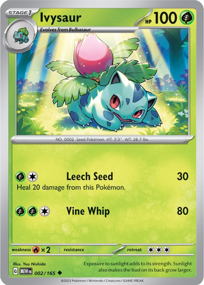 Ivysaur (002/165) [Scarlet & Violet: 151] | North Valley Games