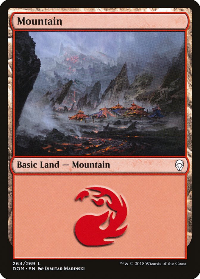 Mountain (264) [Dominaria] | North Valley Games