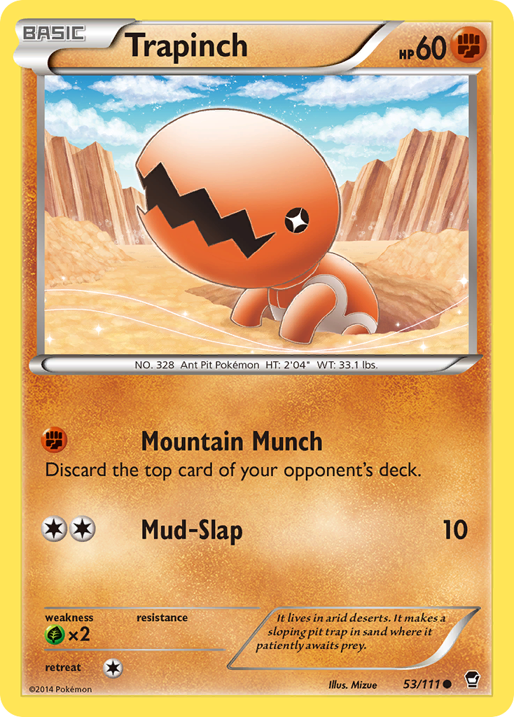 Trapinch (53/111) [XY: Furious Fists] | North Valley Games