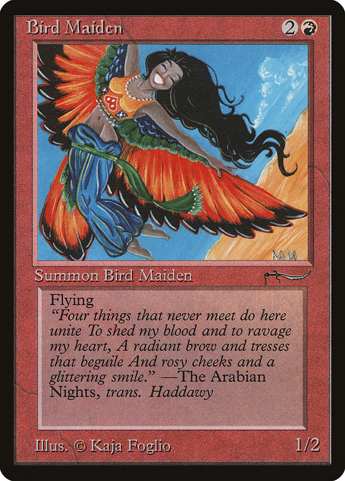 Bird Maiden (Light Mana Cost) [Arabian Nights] | North Valley Games
