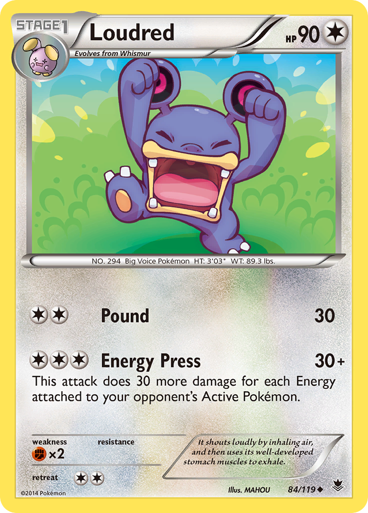 Loudred (84/119) [XY: Phantom Forces] | North Valley Games