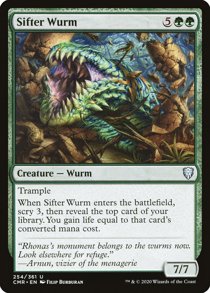 Sifter Wurm [Commander Legends] | North Valley Games