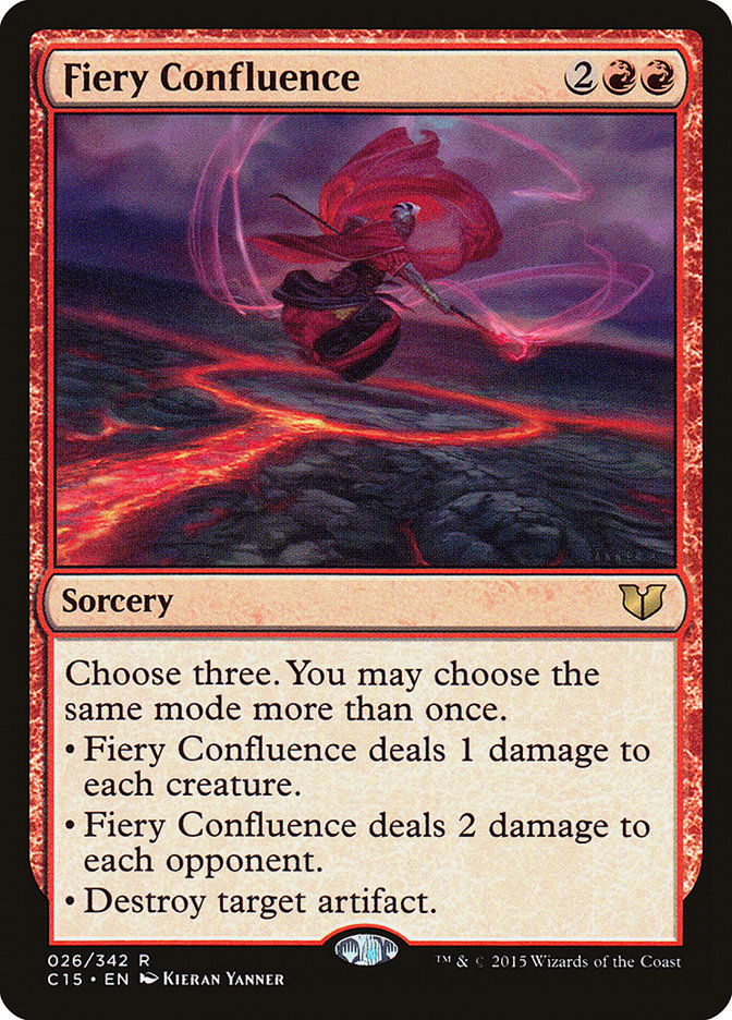 Fiery Confluence [Commander 2015] | North Valley Games
